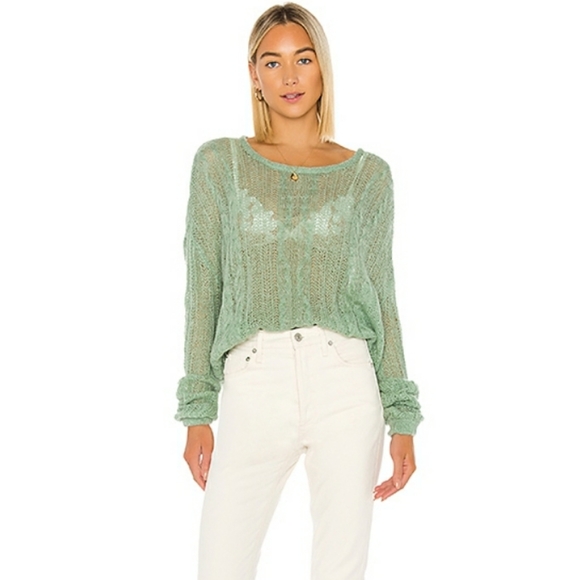 FREE PEOPLE ANGEL SOFT PULLOVER SWEATER - Picture 1 of 8